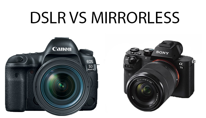 Mirrorless camera vs DSLR